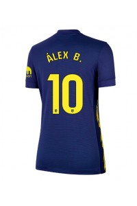 Atletico Madrid Alex Baena #10 Voetbaltruitje Uit tenue Dames 2025-26 Korte Mouw